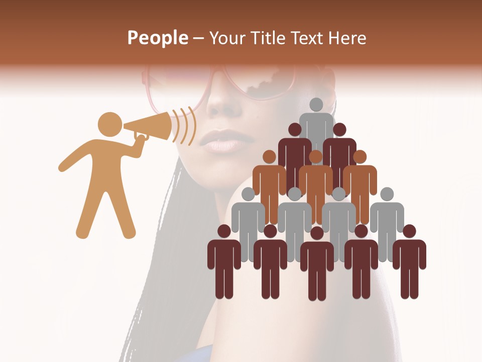 Gorgeou En Uality Eyegla E PowerPoint Template