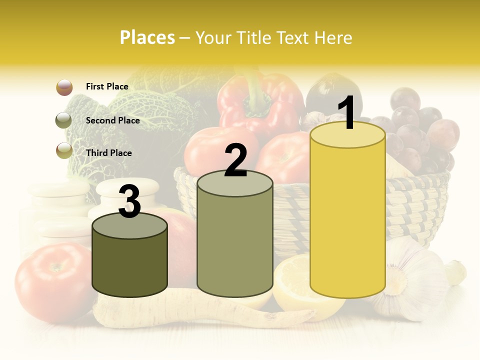 Cucumber Garlic Zucchini PowerPoint Template