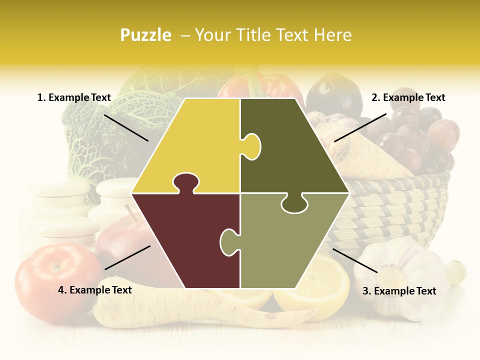 Cucumber Garlic Zucchini PowerPoint Template