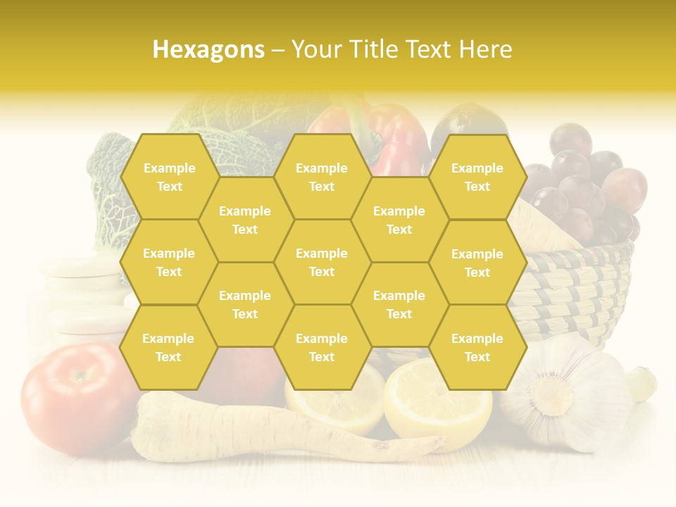 Cucumber Garlic Zucchini PowerPoint Template