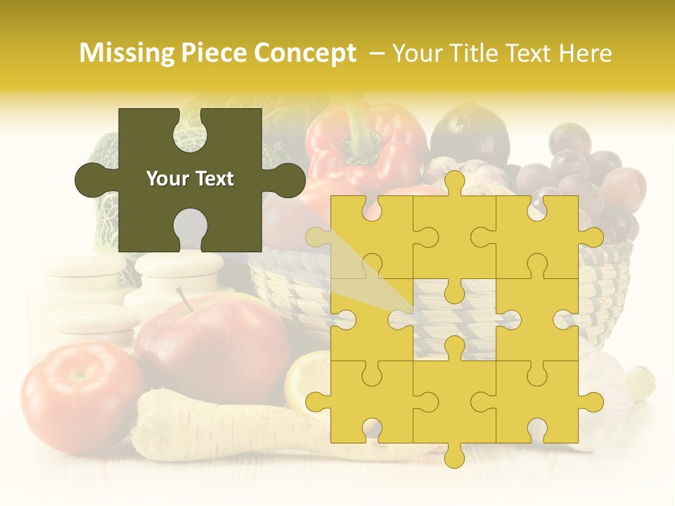 Cucumber Garlic Zucchini PowerPoint Template