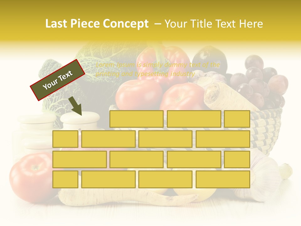 Cucumber Garlic Zucchini PowerPoint Template