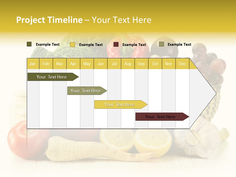 Cucumber Garlic Zucchini PowerPoint Template
