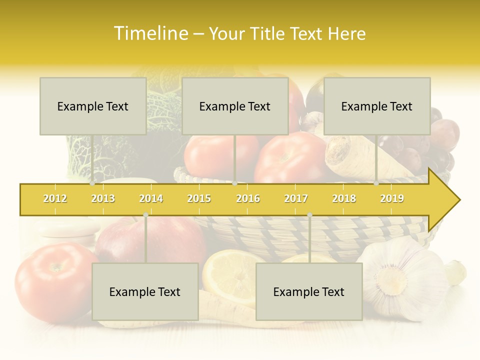 Cucumber Garlic Zucchini PowerPoint Template