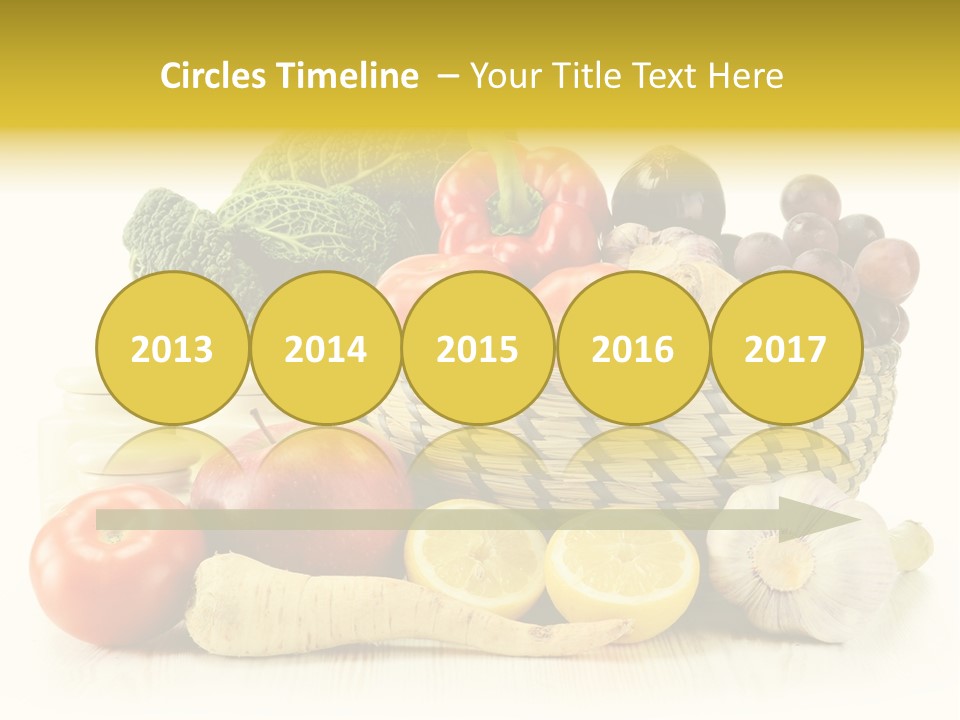 Cucumber Garlic Zucchini PowerPoint Template