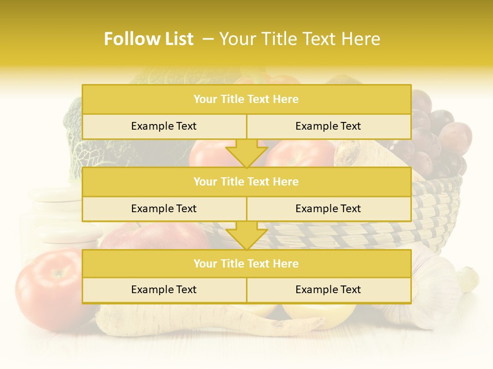 Cucumber Garlic Zucchini PowerPoint Template