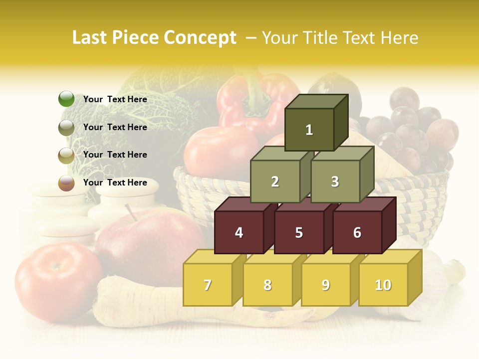 Cucumber Garlic Zucchini PowerPoint Template