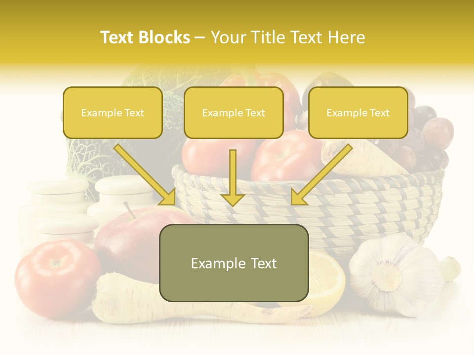 Cucumber Garlic Zucchini PowerPoint Template