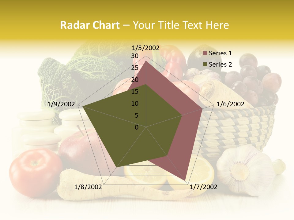 Cucumber Garlic Zucchini PowerPoint Template