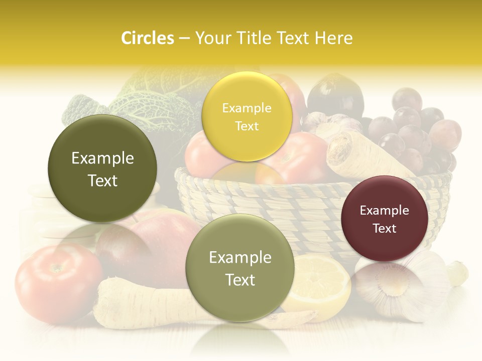 Cucumber Garlic Zucchini PowerPoint Template