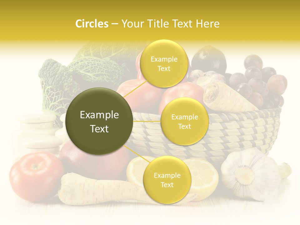 Cucumber Garlic Zucchini PowerPoint Template