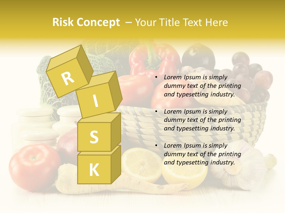 Cucumber Garlic Zucchini PowerPoint Template