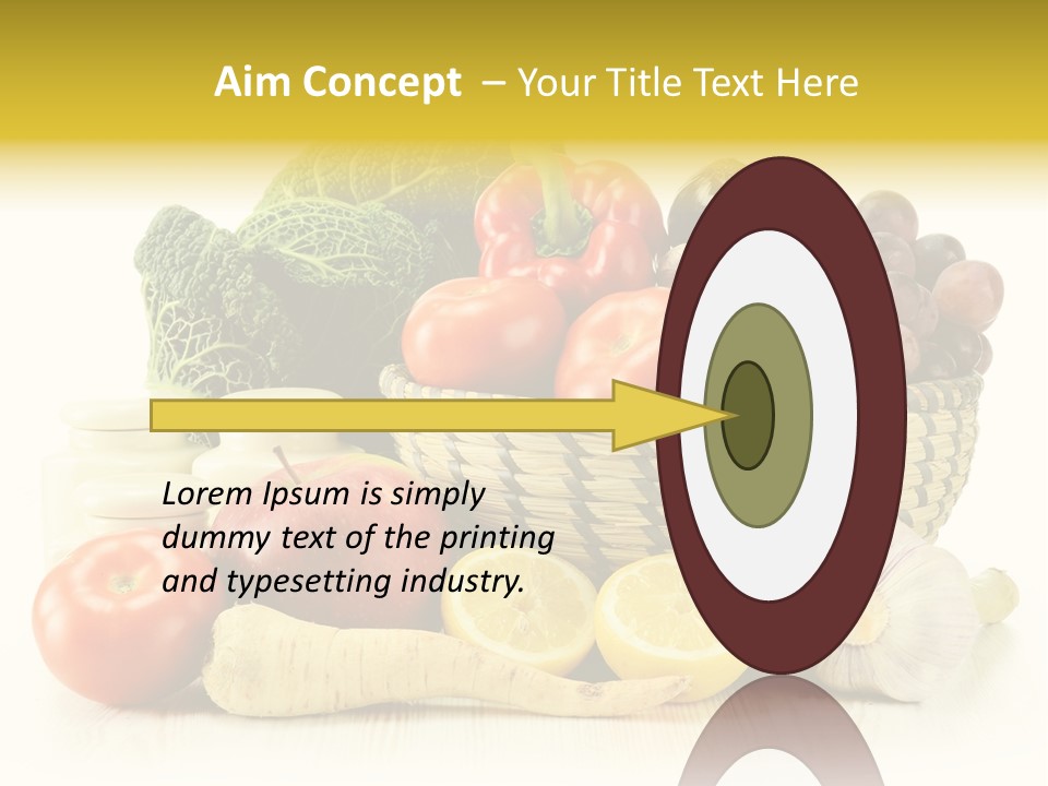 Cucumber Garlic Zucchini PowerPoint Template