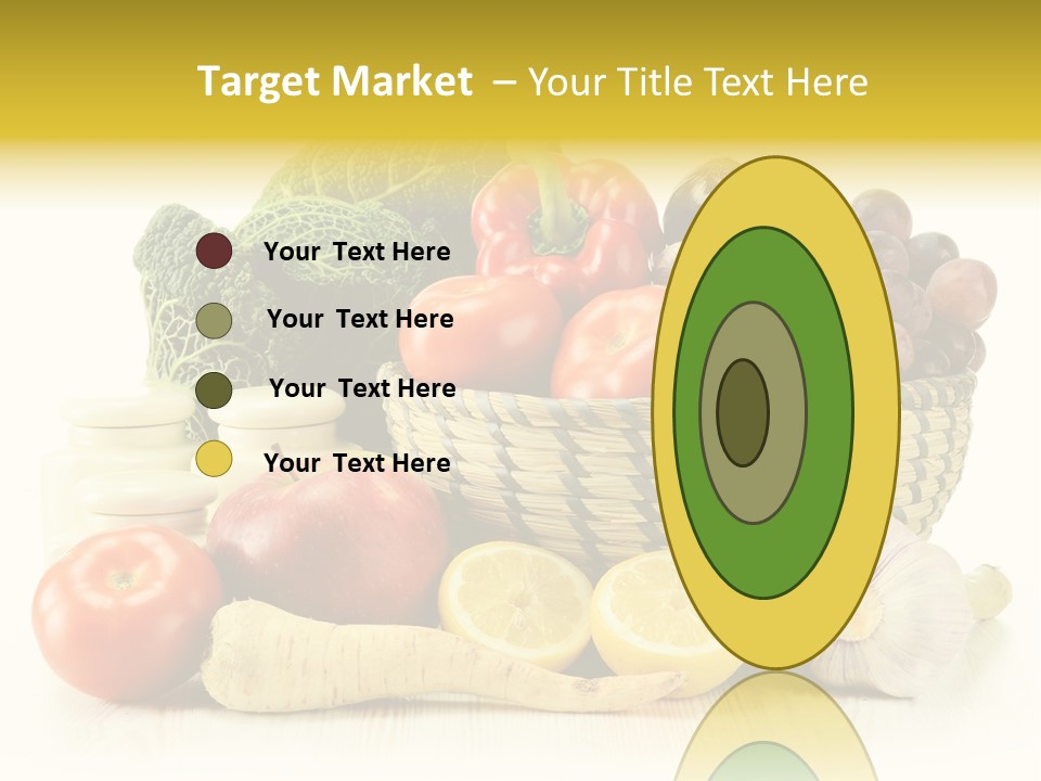 Cucumber Garlic Zucchini PowerPoint Template