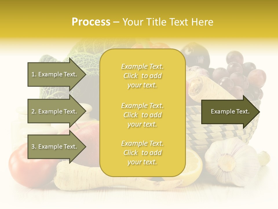 Cucumber Garlic Zucchini PowerPoint Template