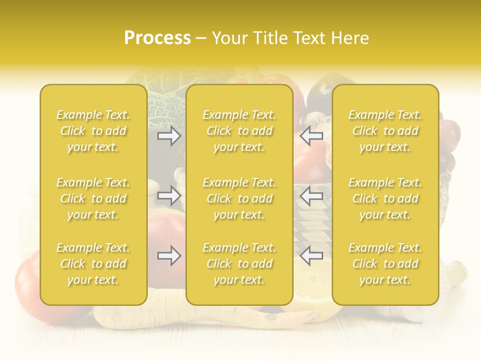 Cucumber Garlic Zucchini PowerPoint Template