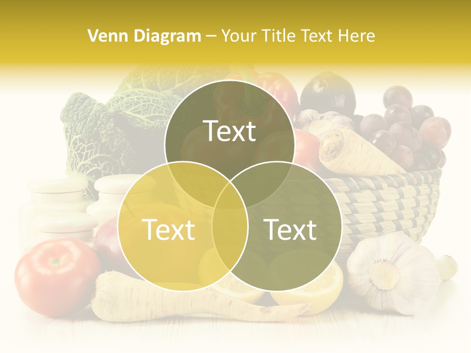 Cucumber Garlic Zucchini PowerPoint Template