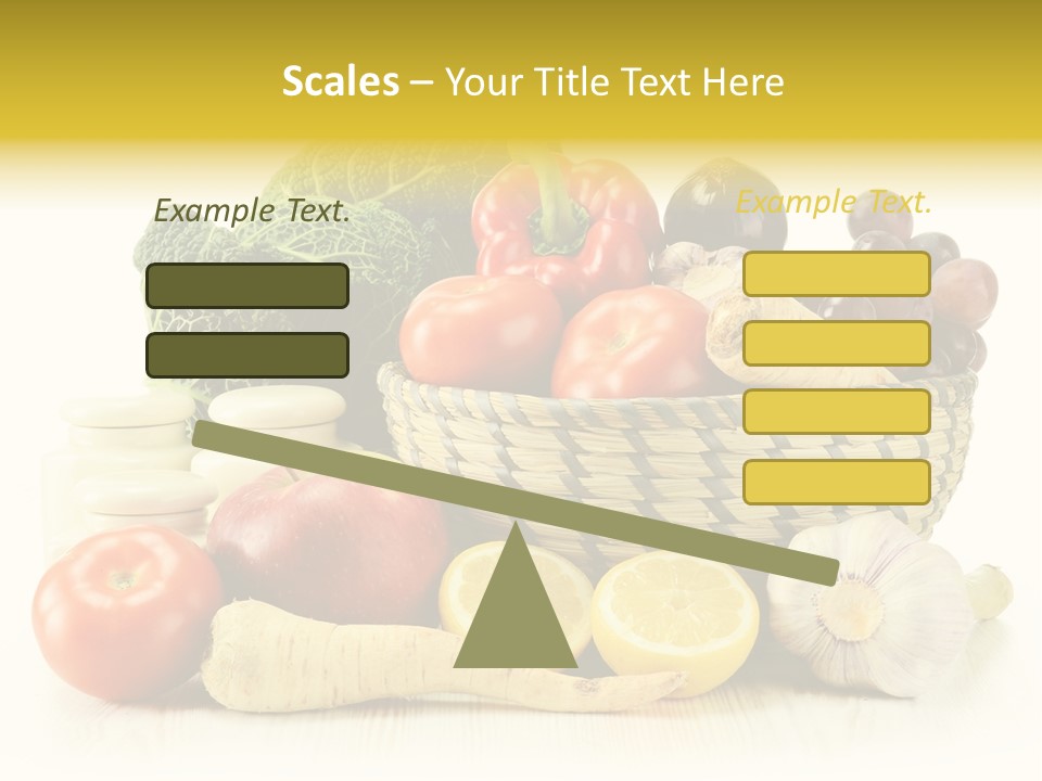 Cucumber Garlic Zucchini PowerPoint Template