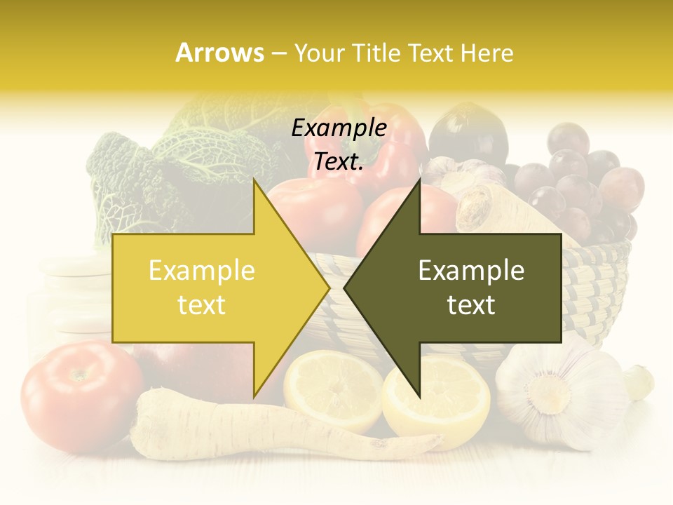 Cucumber Garlic Zucchini PowerPoint Template