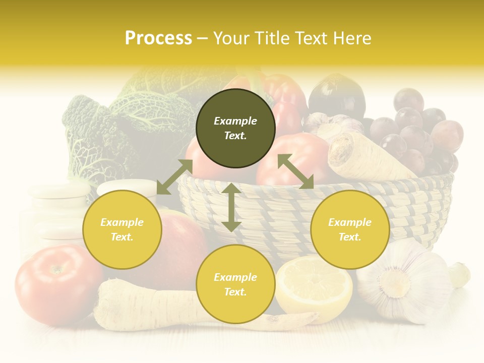 Cucumber Garlic Zucchini PowerPoint Template