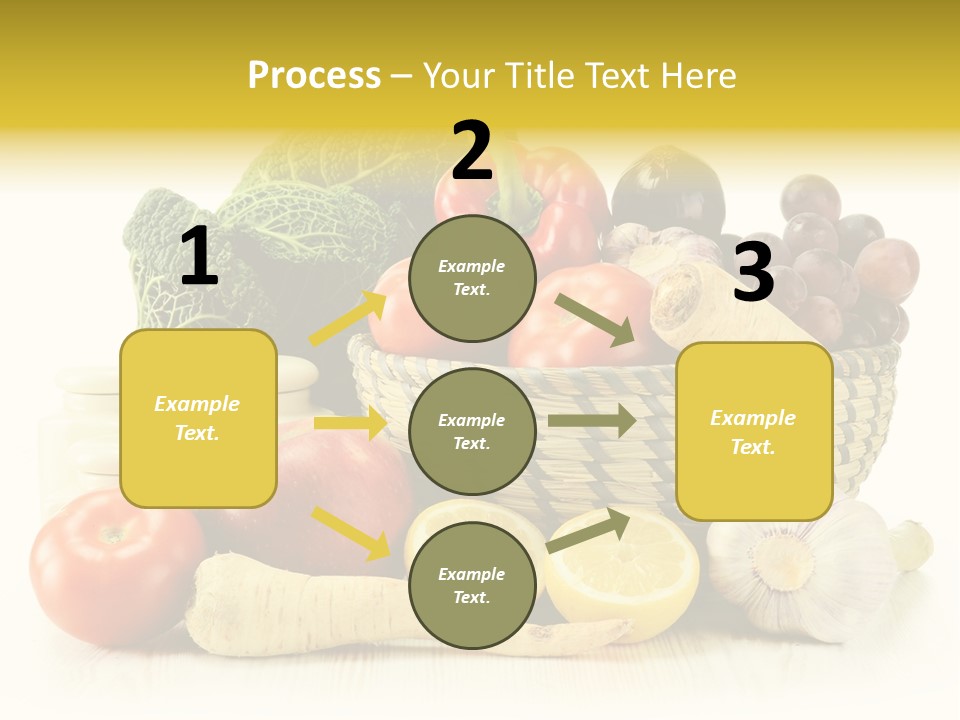 Cucumber Garlic Zucchini PowerPoint Template