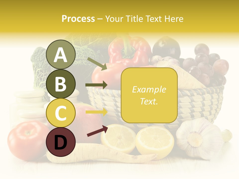 Cucumber Garlic Zucchini PowerPoint Template