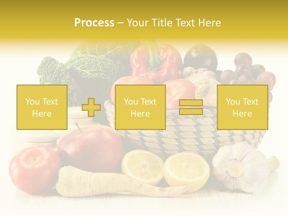 Cucumber Garlic Zucchini PowerPoint Template