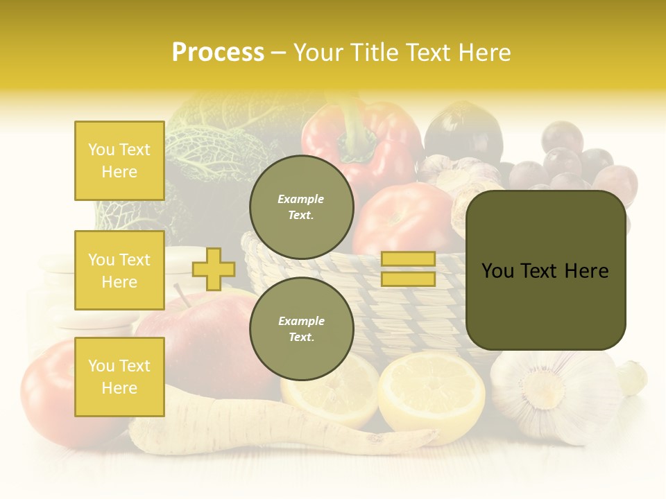 Cucumber Garlic Zucchini PowerPoint Template