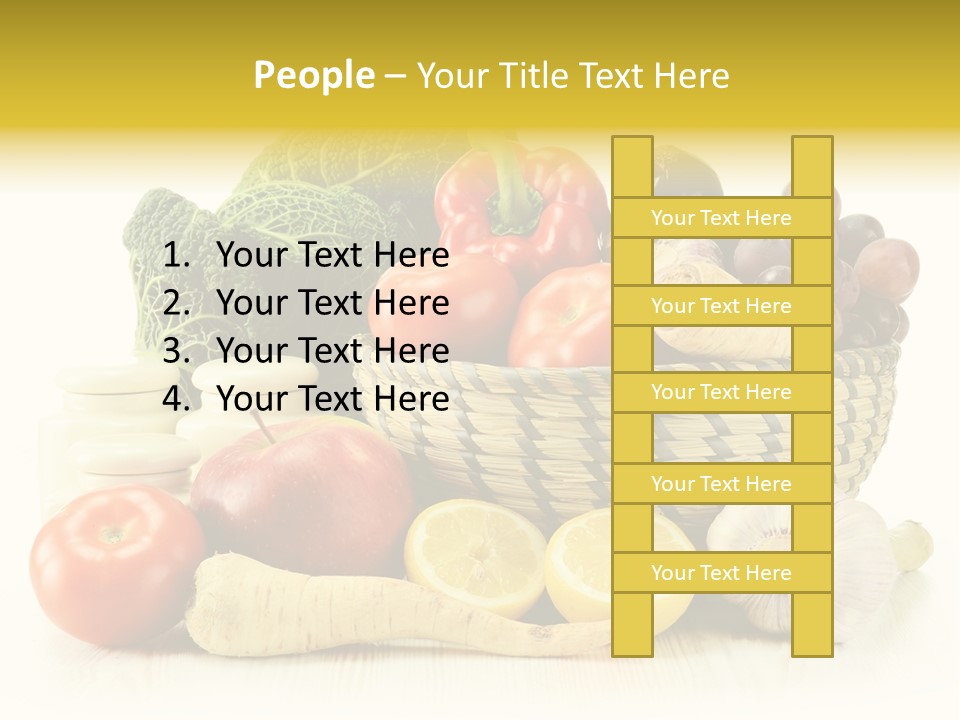 Cucumber Garlic Zucchini PowerPoint Template