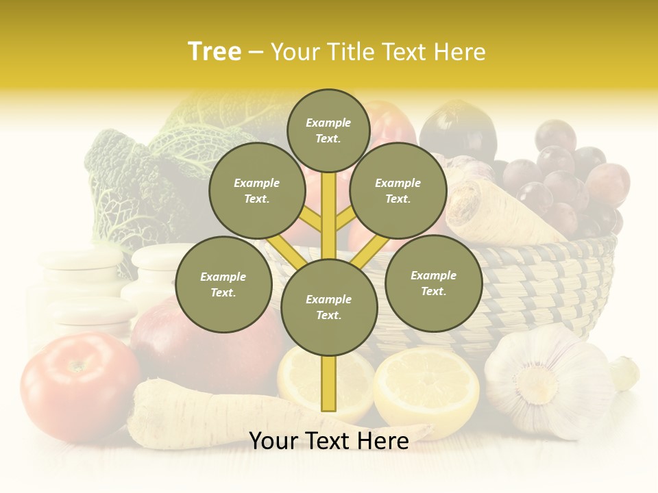 Cucumber Garlic Zucchini PowerPoint Template