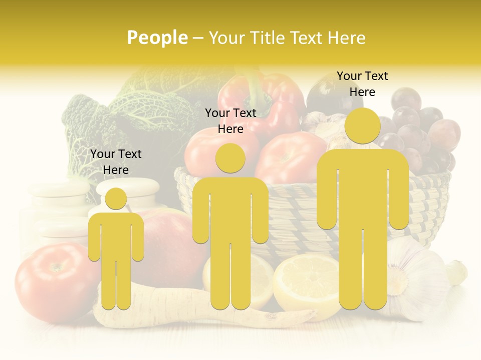 Cucumber Garlic Zucchini PowerPoint Template