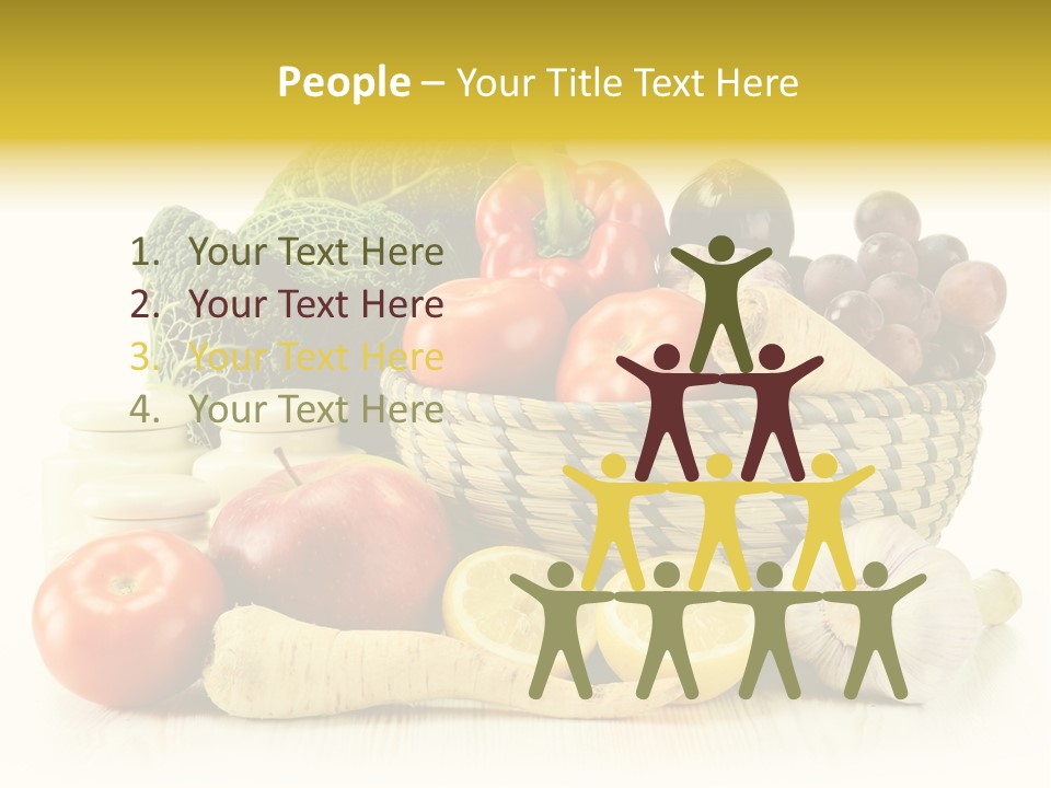 Cucumber Garlic Zucchini PowerPoint Template
