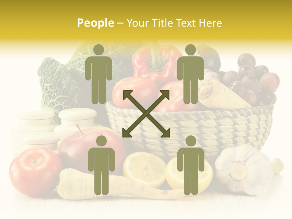 Cucumber Garlic Zucchini PowerPoint Template