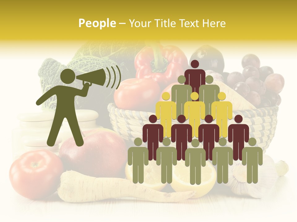 Cucumber Garlic Zucchini PowerPoint Template