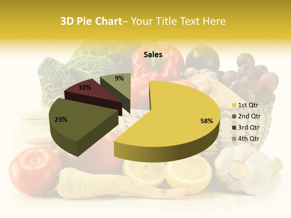 Cucumber Garlic Zucchini PowerPoint Template