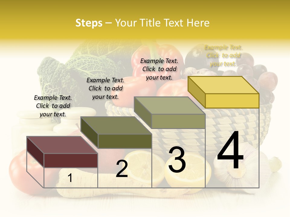 Cucumber Garlic Zucchini PowerPoint Template