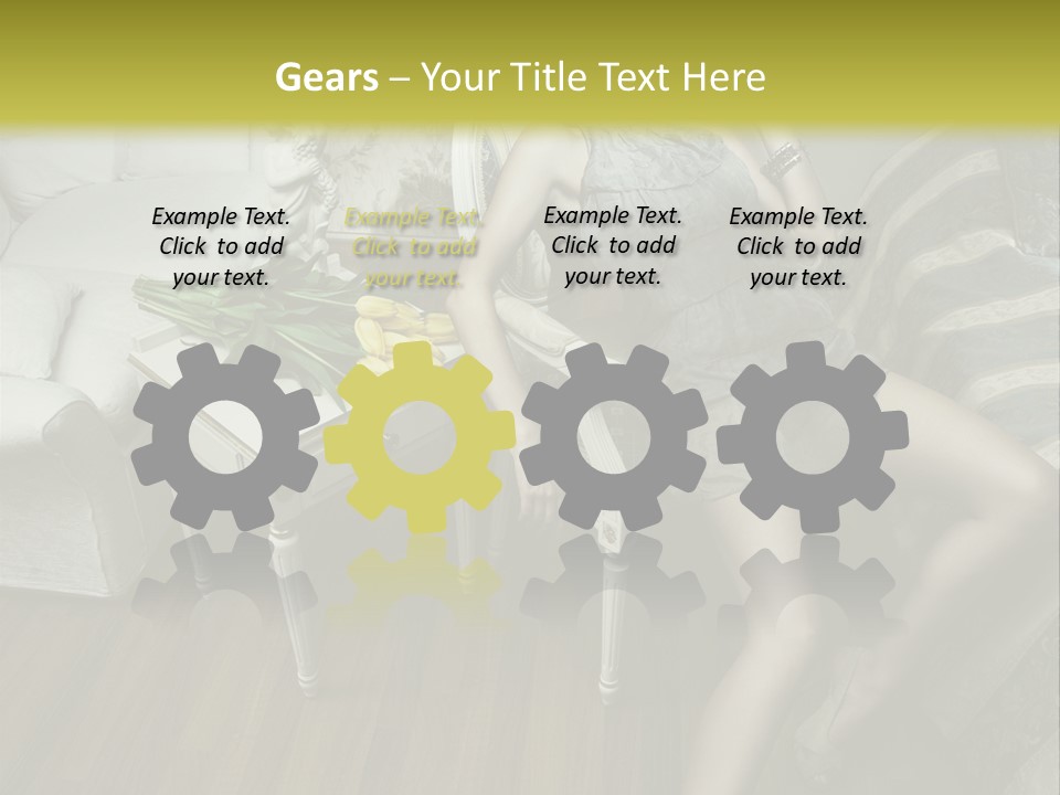 Beauty Romantic Red PowerPoint Template