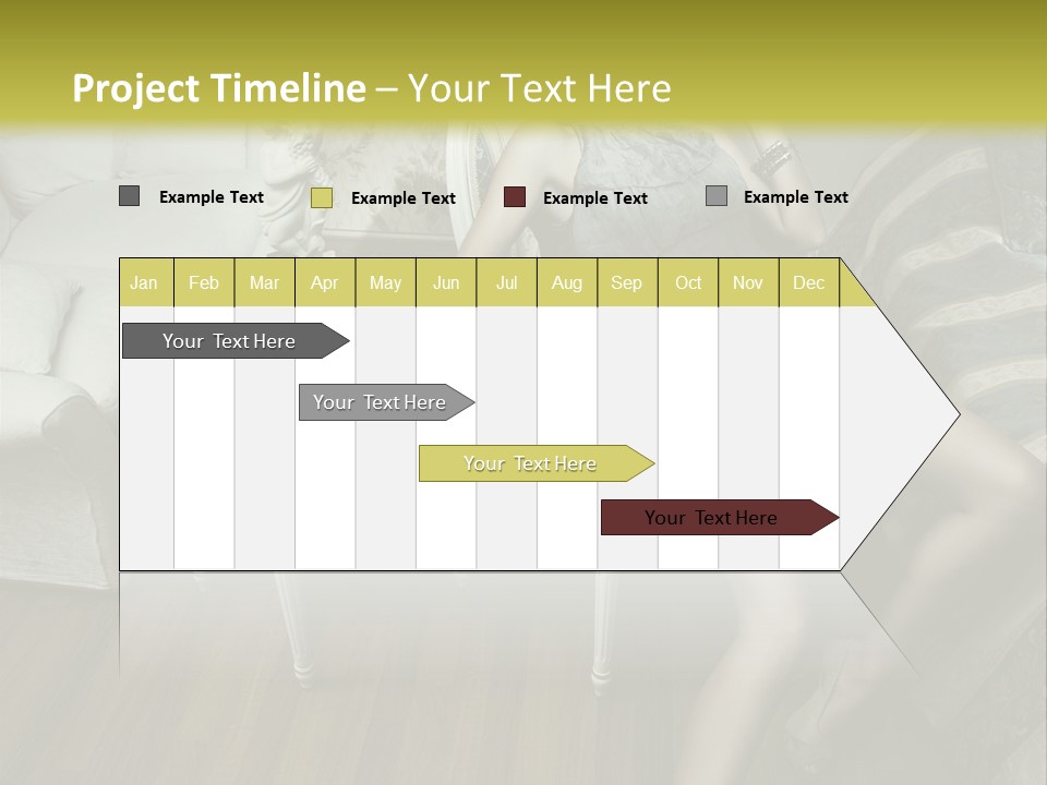 Beauty Romantic Red PowerPoint Template