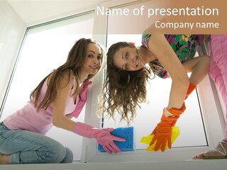 Tidying Jolly Hygiene PowerPoint Template