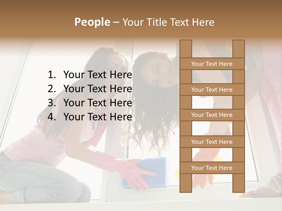 Tidying Jolly Hygiene PowerPoint Template