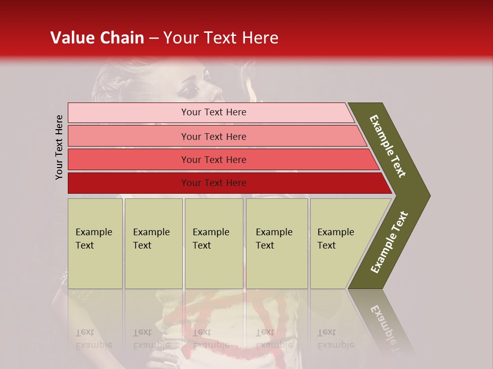 Female Antiglobalism Girl PowerPoint Template