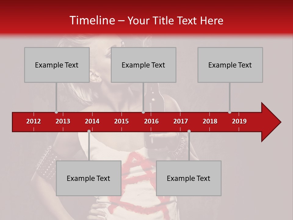 Female Antiglobalism Girl PowerPoint Template