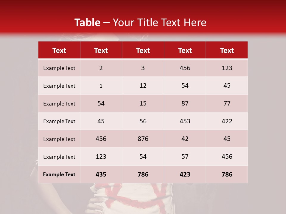 Female Antiglobalism Girl PowerPoint Template