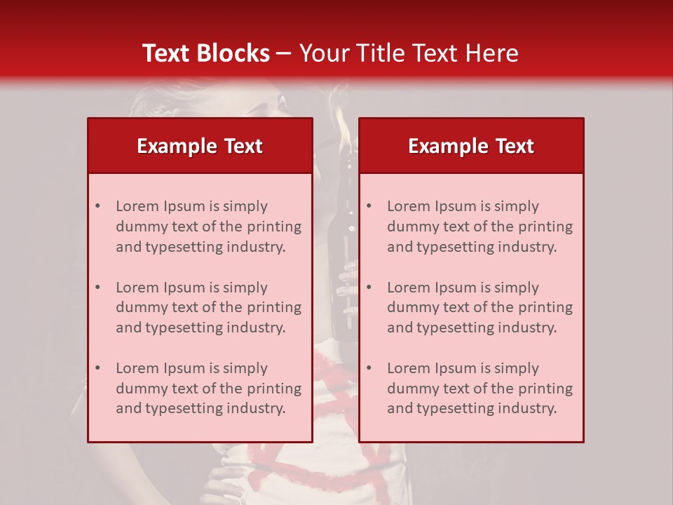 Female Antiglobalism Girl PowerPoint Template
