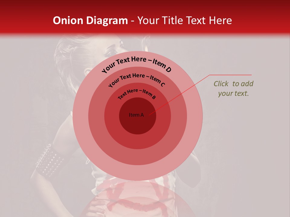 Female Antiglobalism Girl PowerPoint Template