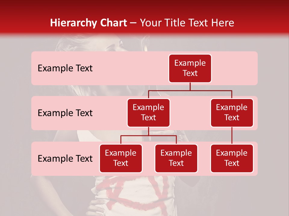 Female Antiglobalism Girl PowerPoint Template