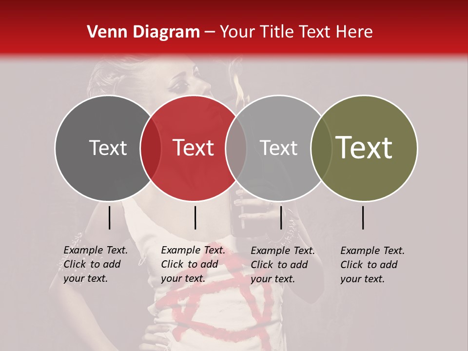 Female Antiglobalism Girl PowerPoint Template