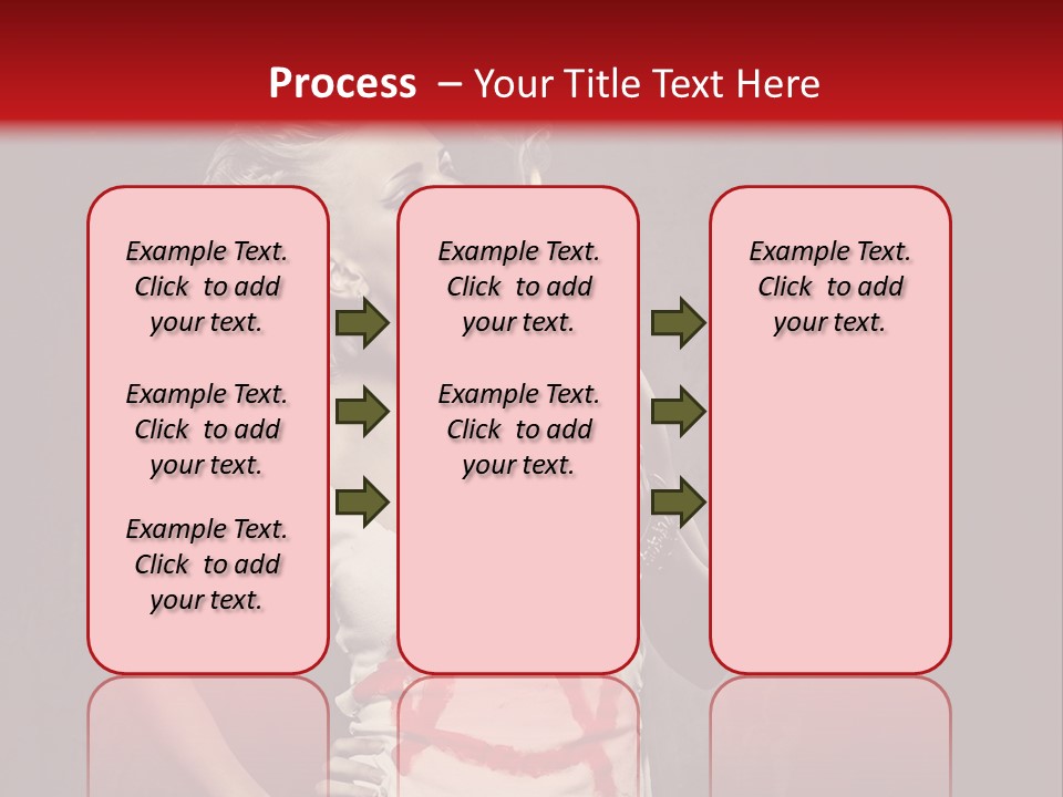 Female Antiglobalism Girl PowerPoint Template