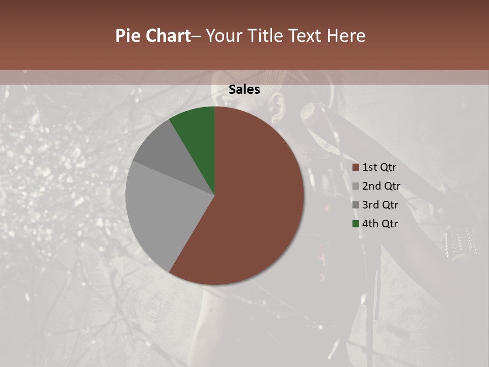 Hairstyle Vandalism Woman PowerPoint Template