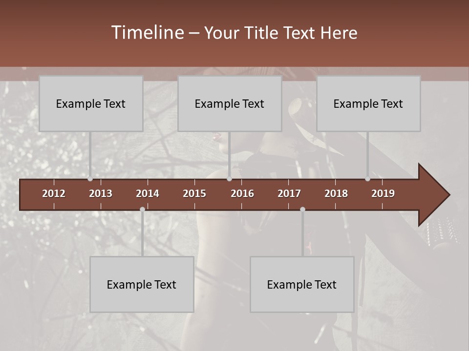Hairstyle Vandalism Woman PowerPoint Template